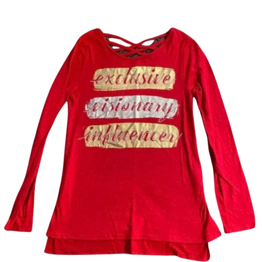 NEW Visionary Influencer Sweater Top Girls Size L